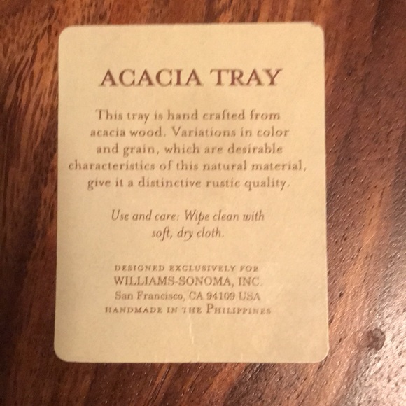 Set of 2 Acacia wood serving dishes - Picture 3 of 3